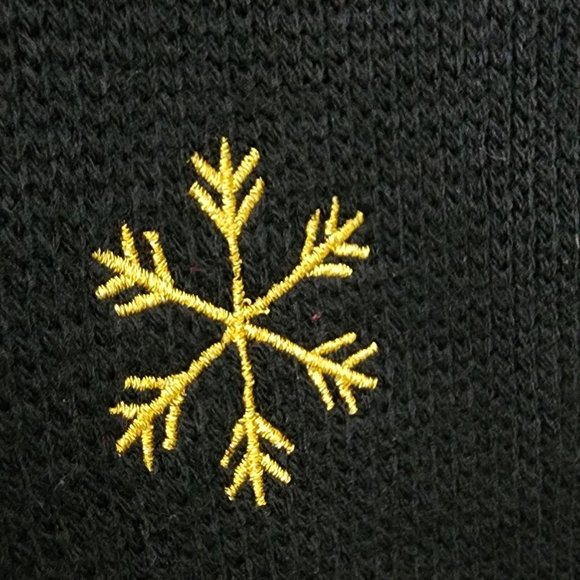 Crystal Kobe vintage Christmas button front cardigan sweater woman's size medium - Picture 4 of 10